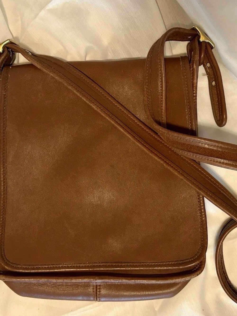 Coach Brown Leather Crossbody Bag